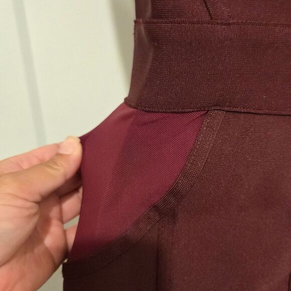 Mad For Love Strapless Bodycon Dress With Sheer Cutouts Sz Small - Picture 9 of 12